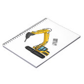 ブレーカーの漫画イラストレーション ノートブック (左側)