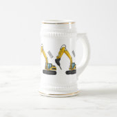 ブレーカーの漫画イラストレーション ビールジョッキ (正面右)