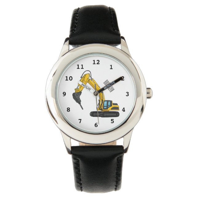 ブレーカーの漫画イラストレーション 腕時計 (正面)