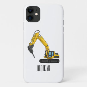 ブレーカーの漫画イラストレーション iPhone 11 ケース