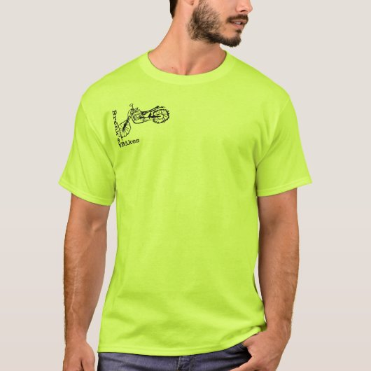 ブレーカー バイク ピストン Tシャツ (正面)