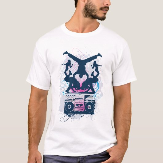 ブレーカBoomboxの人 Tシャツ (正面)