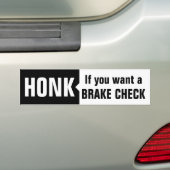 ブレーキチェック バンパーステッカー (車上)