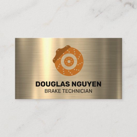 ブレーキロータ | 自動車部品 名刺 (正面)