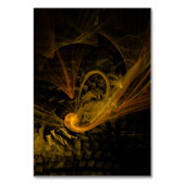 ブレーキングポイント抽象芸術アートテーブルカード テーブルナンバー (裏面)