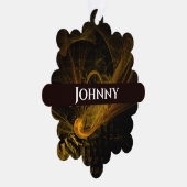 ブレーキングポイント抽象芸術アート オーナメントカード (右)