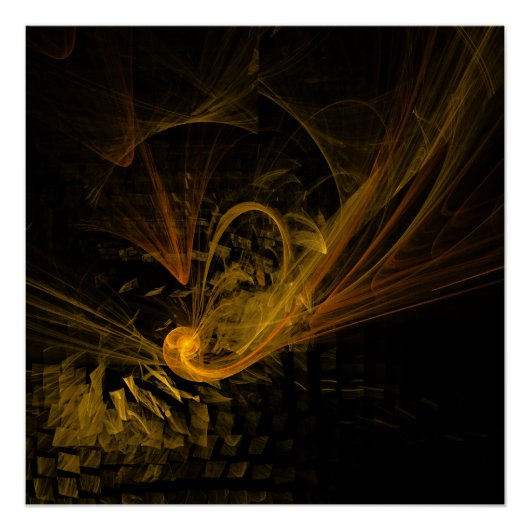 ブレーキングポイント抽象芸術アート ポスター (正面)