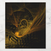 ブレーキングポイント抽象芸術アート ワインラベル (シングルラベル)