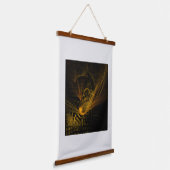 ブレーキングポイント抽象芸術アート 吊り下げ型タペストリー (傾斜あり)