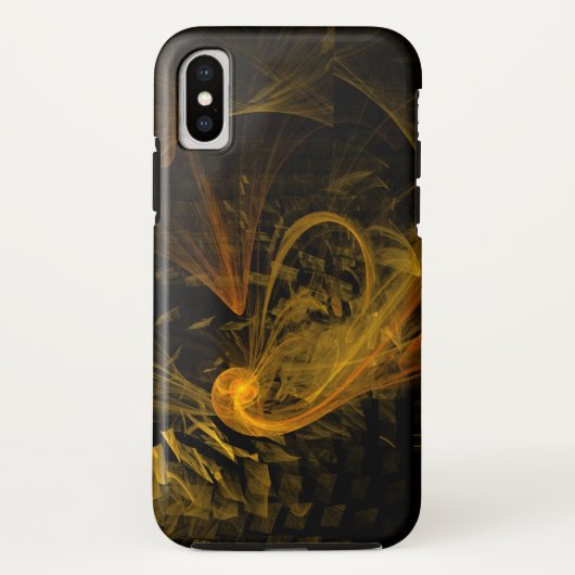 ブレーキングポイント抽象芸術アート Case-Mate iPhoneケース (裏面)