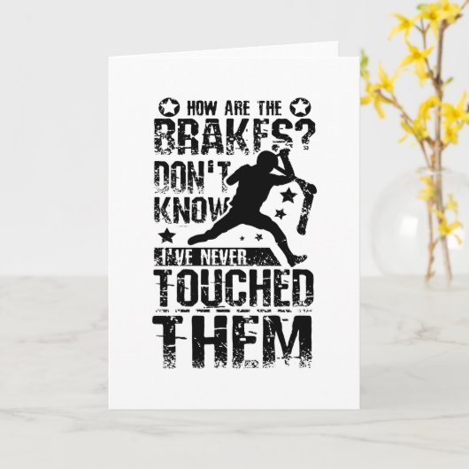 ブレーキEスクータ カード (黄色い花)