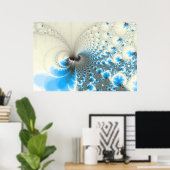 ブレークオンスルー – フラクタルアート ポスター (ホームオフィス)