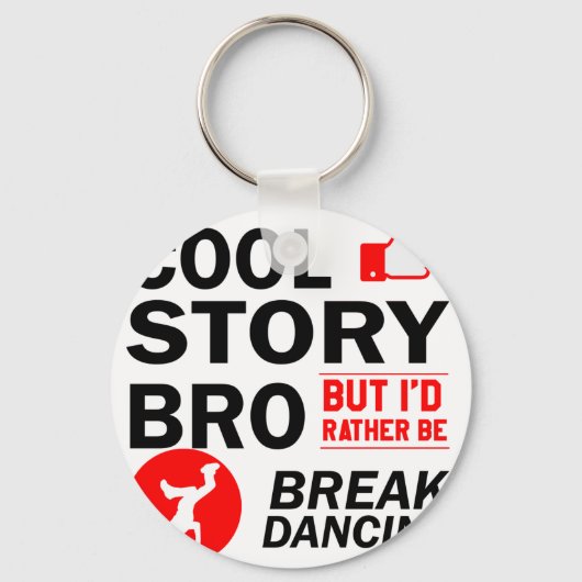 ブレークカッコいい踊りデザイン キーホルダー (正面)