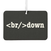 ブレークダウンHTMLコード カーエアーフレッシュナー (裏面)