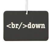 ブレークダウンHTMLコード カーエアーフレッシュナー (正面)