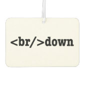 ブレークダウンHTMLコード カーエアーフレッシュナー (裏面)