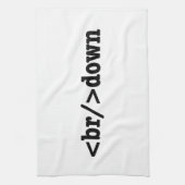 ブレークダウンHTMLコード キッチンタオル (縦)