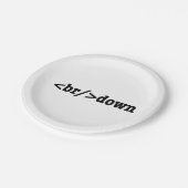 ブレークダウンHTMLコード ペーパープレート (アングル)