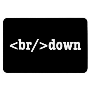 ブレークダウンHTMLコード マグネット