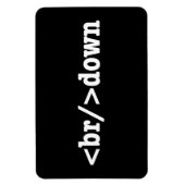 ブレークダウンHTMLコード マグネット (縦)