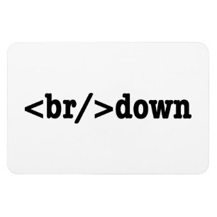 ブレークダウンHTMLコード マグネット