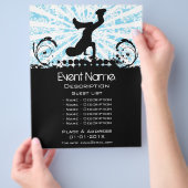 ブレークダンスイベントプロモーション チラシ (手)