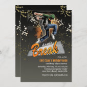 ブレークダンス招待状 招待状 (正面/裏面)