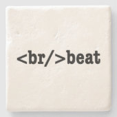 ブレークビートHTMLコード ストーンコースター (正面)