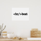 ブレークビートHTMLコード ポスター (キッチン)