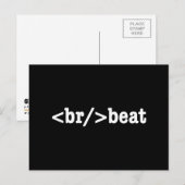 ブレークビートHTMLコード ポストカード (正面/裏面)