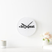 ブレークビートHTMLコード ラウンド壁時計 (ホーム)