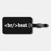 ブレークビートHTMLコード ラゲッジタグ (裏面横)