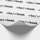ブレークビートHTMLコード ラッピングペーパー (角)