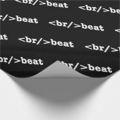 ブレークビートHTMLコード ラッピングペーパー (角)