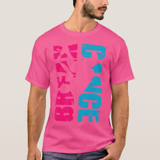 ブレーク踊りシャツボーイポーズレトロキッズヒップホップ Tシャツ