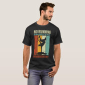 ブレーク踊りランニングNo歩くプール Tシャツ (正面フル)