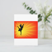 ブレーク踊り ポストカード (スタンド正面)