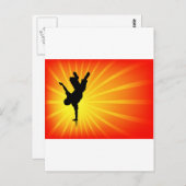 ブレーク踊り ポストカード (正面/裏面)