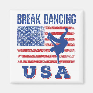 ブレーク踊りUSA マグネット