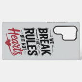 ブレーク・ルール(ハートは除く):はっきりした電話ケース SAMSUNG GALAXYケース (裏面横)