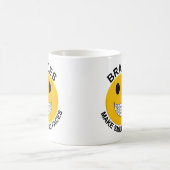 ブレースメイクス笑顔顔マグ コーヒーマグカップ (中央)