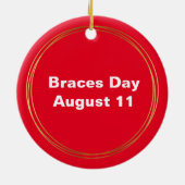 ブレース付き少年オーナメント セラミックオーナメント (裏面)