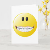 ブレース顔 カード (黄色い花)