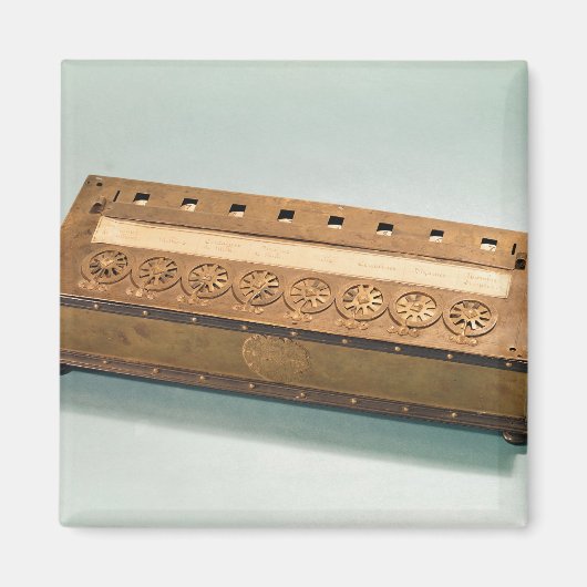 ブレーズパスカルが発明した計算機 マグネット (正面)