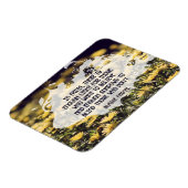 ブレーズパ感動的スカル引用文"信仰の"フレキシ マグネット (左側)