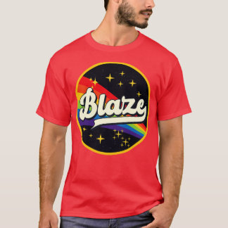 ブレーズレインボーイン宇宙ヴィンテージスタイル Tシャツ