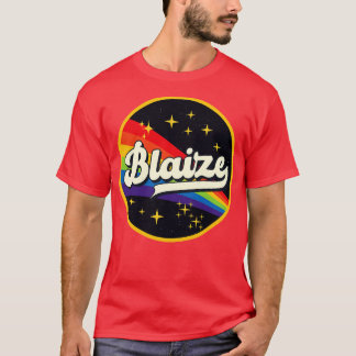 ブレーズレインボーイン宇宙ヴィンテージスタイル Tシャツ