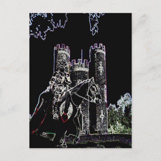 ブレーズ城の騎士 ポストカード (正面)