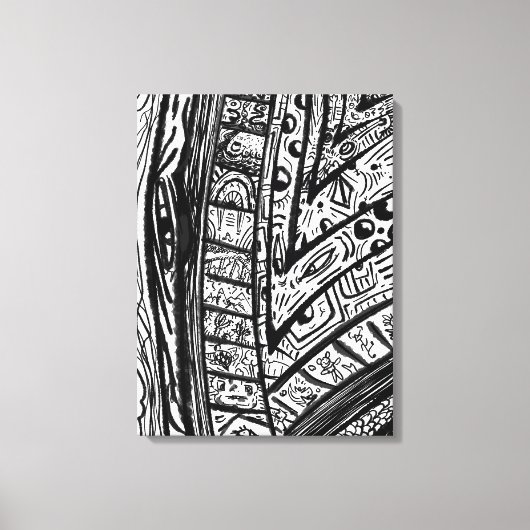 ブレードのエッジ キャンバスプリント (正面)