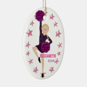 ブレードのPomのブロンドの分隊のパーソナライズな記念品 セラミックオーナメント (右)